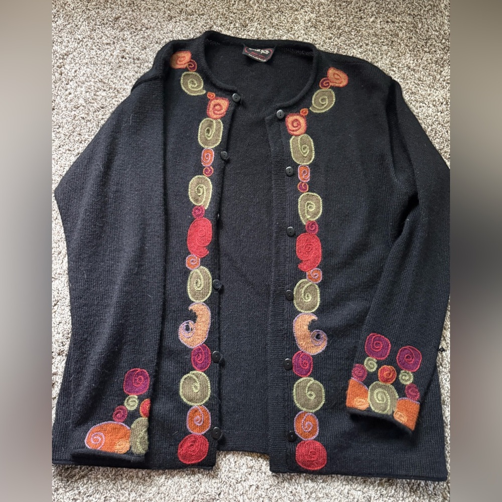 Invisible World alpaca sweater